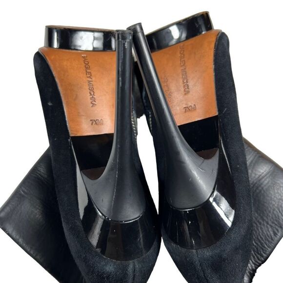 Badgley Mischka Mark + James Dallas Calf Skin Platform Booties - Picture 11 of 13